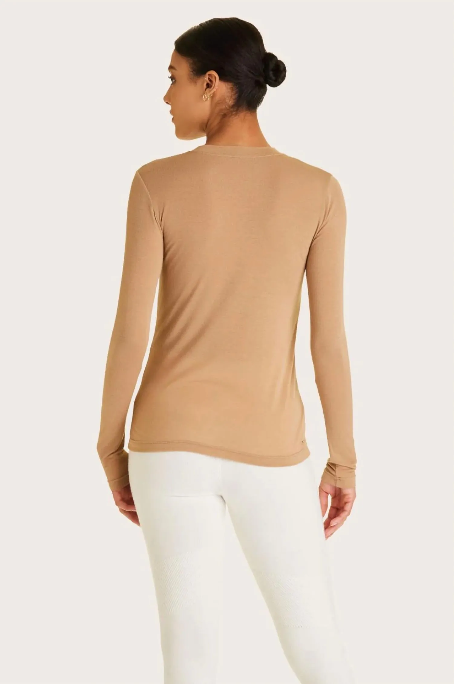 Alala - Cashmere Long Sleeve Crew Tee