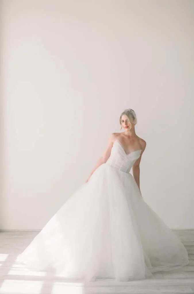 Birdcage veil - Dew drop mini tulle birdcage veil - Ready to ship