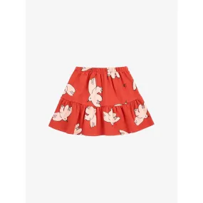 Bobo Choses Freedom Bird All Over Skirt - Red