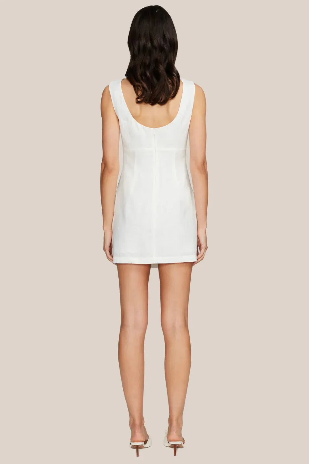CAT MINI DRESS - IVORY