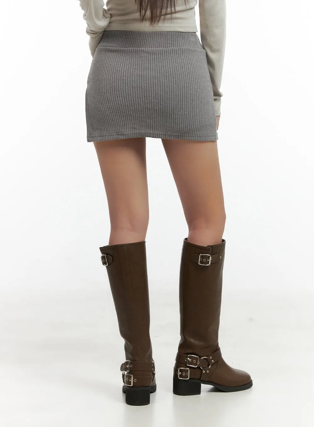 Fitted Ribbon Mini Skirt CO417