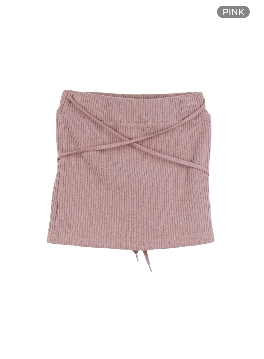 Fitted Ribbon Mini Skirt CO417