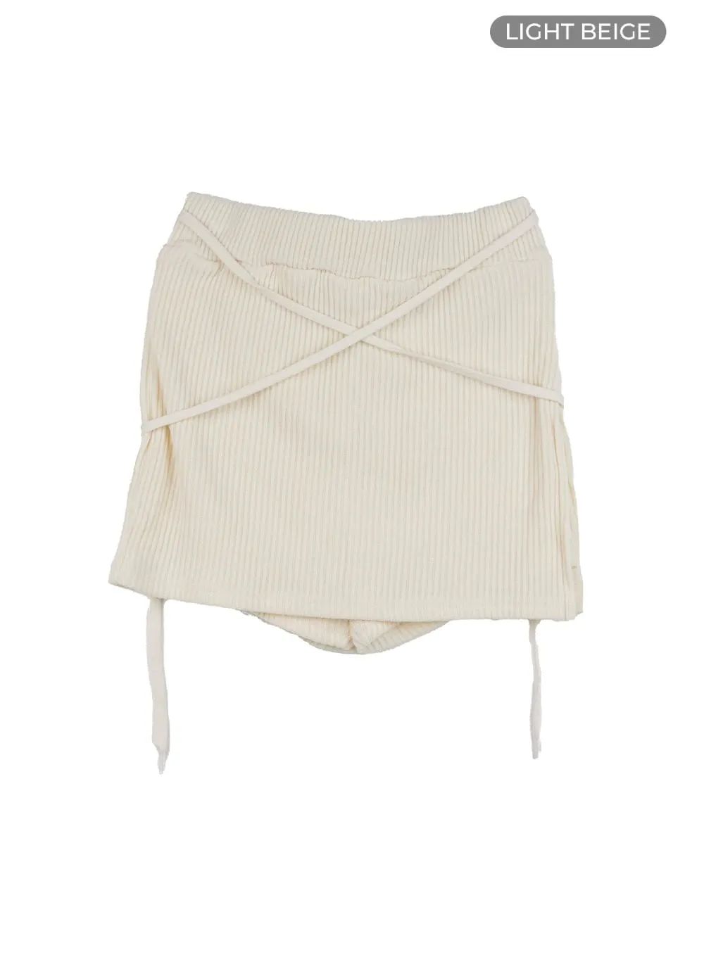 Fitted Ribbon Mini Skirt CO417