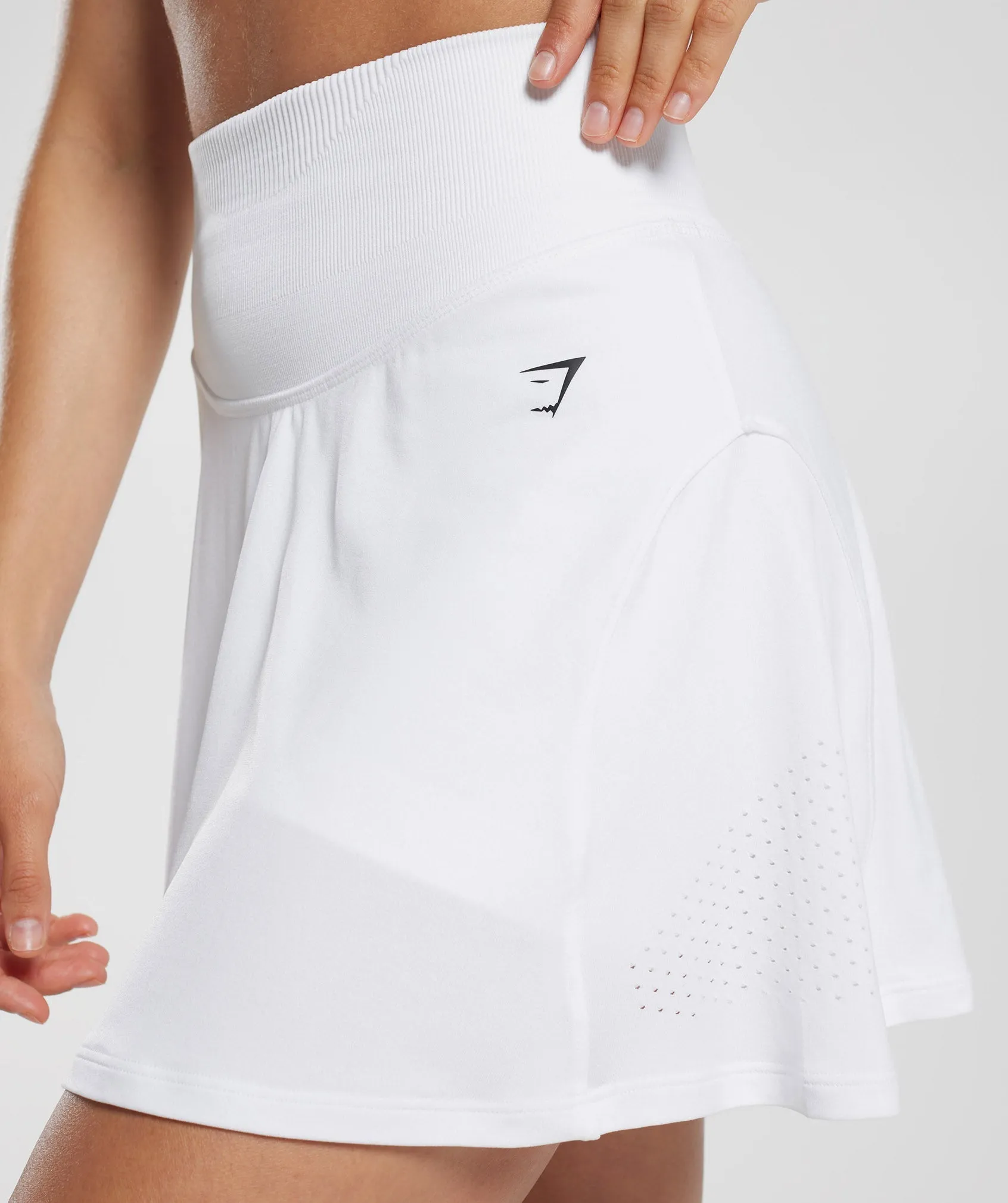 Gymshark Sweat Seamless Skort - White