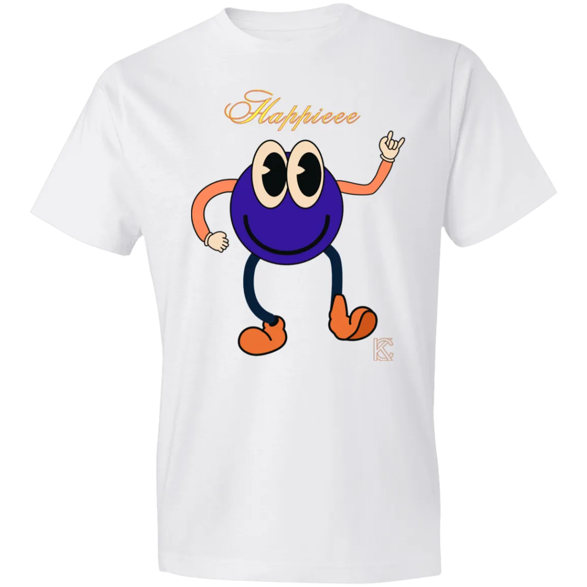 Men Happieee Lightweight T-Shirt