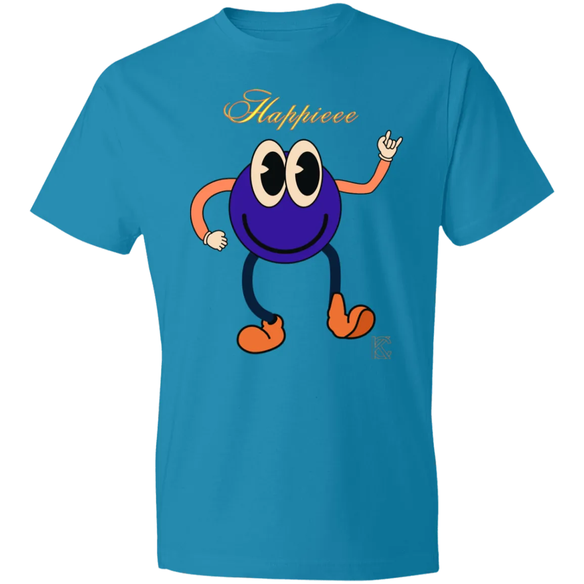 Men Happieee Lightweight T-Shirt