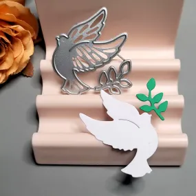 Printable Heaven Small Cutting Die - Dove and Leaf (2pcs) (A028)