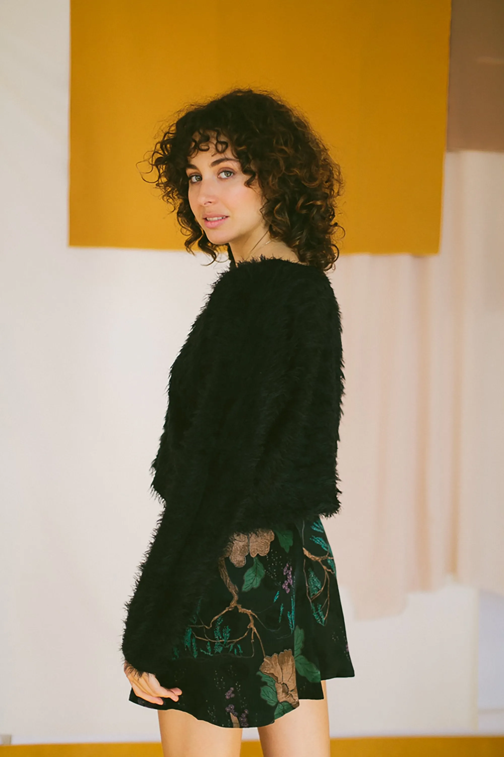 printed jacquard skirt <br> by Cossac