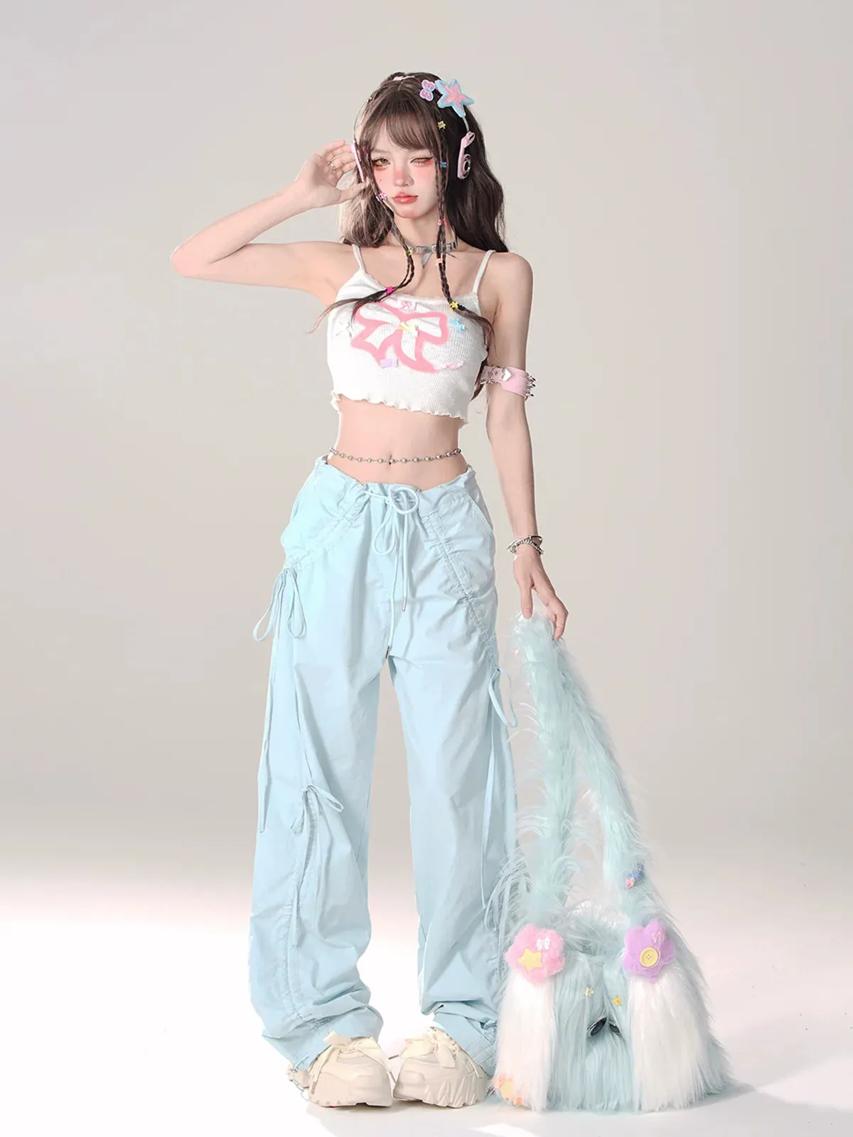 Ribbon Short Girly Camisole