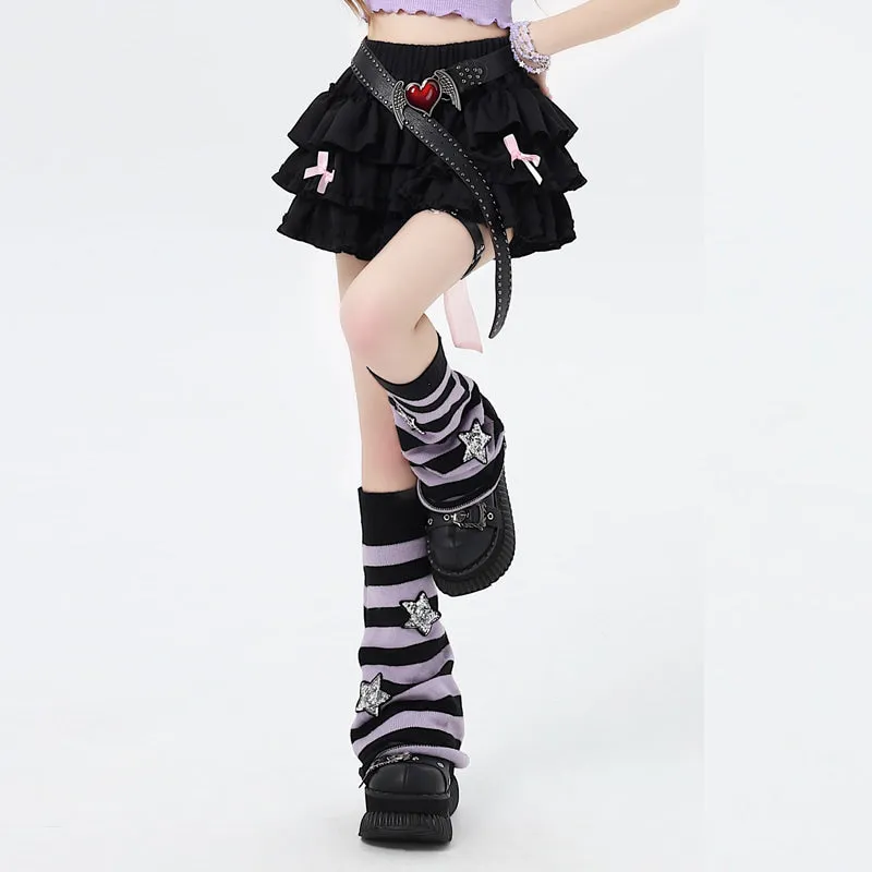 Summer Sweet Dopamine Style Anti-exposure Bow Tutu Skirt