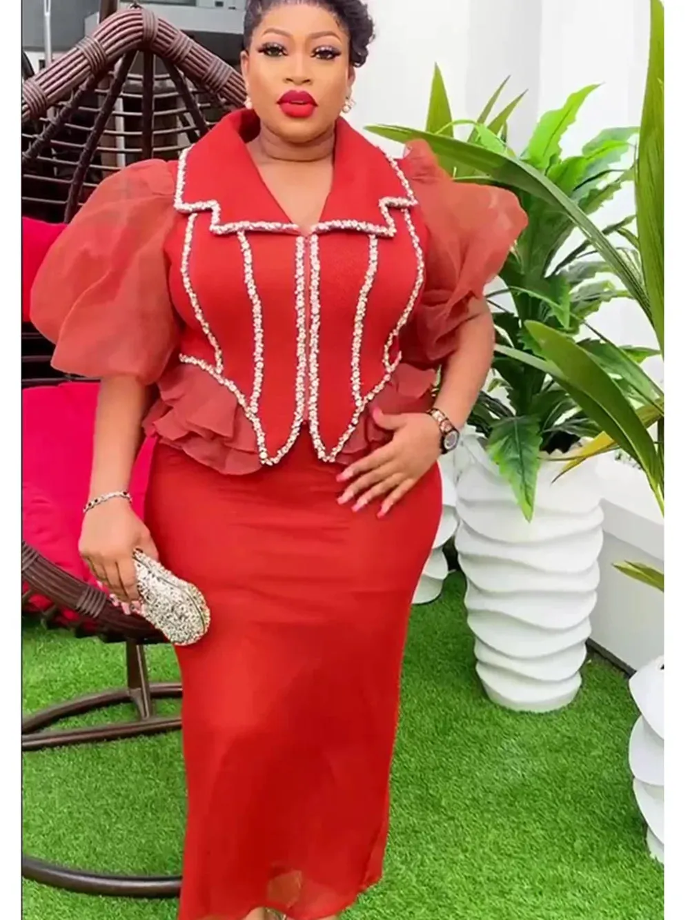 Tops And Skirts Suits Plus Size Dresses